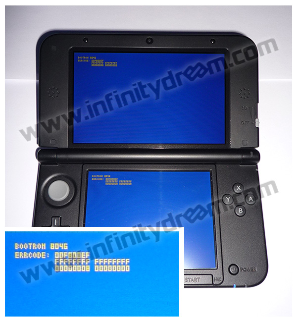Débrickage Ecran Bleu 3DS/3DS XL