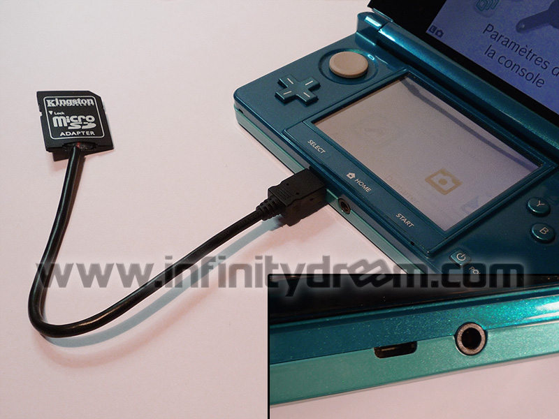 Installation Micro USB NAND Connector 3DS