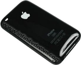 Coque Arrière Noire iPhone 3G/3GS