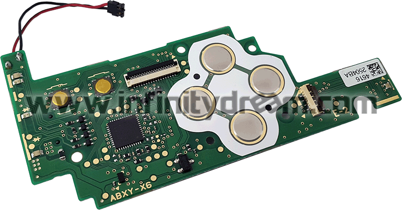 Carte Boutons ABXY + START + SELECT New 3DS (PCB)