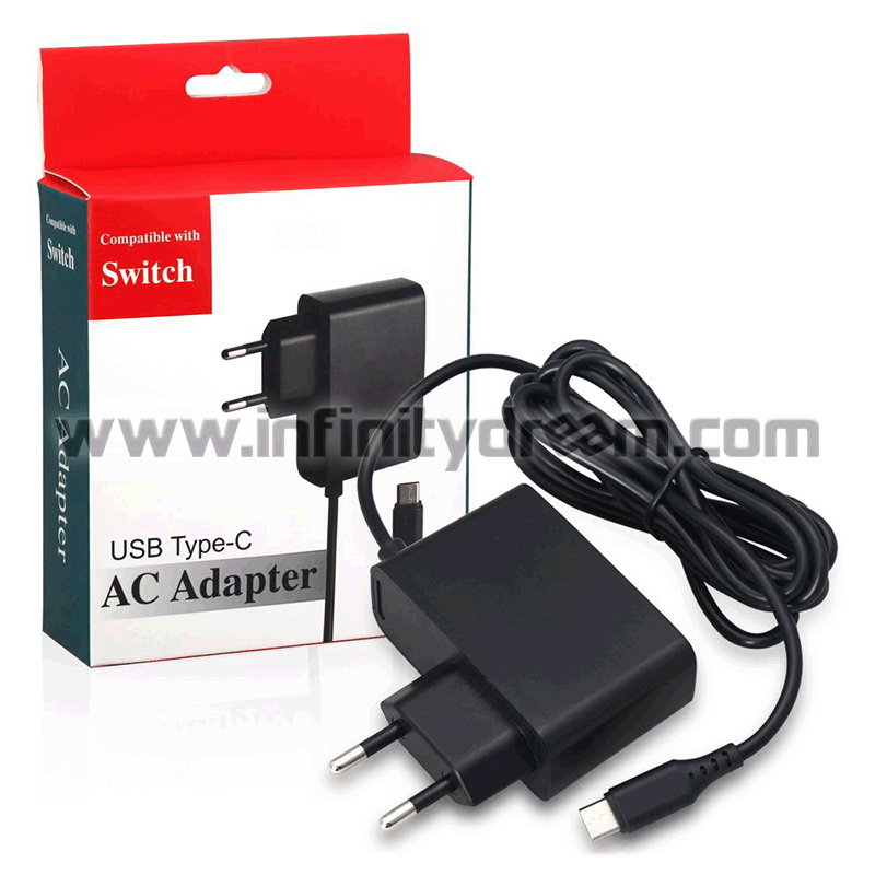 Adaptateur Secteur 5V Nintendo Switch - Chargeur USB Type-C