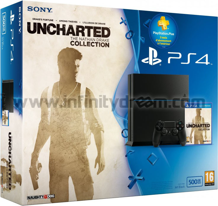 Console PS4 FW v5.05 - Pack Uncharted