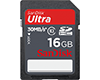 Carte Mémoire SDHC 16Go SanDisk Ultra