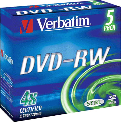 Verbatim DVD-RW 4x Réinscriptible