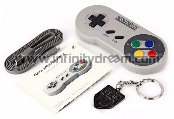 8BitDo SFC30 Gamepad 30th Anniversary Bluetooth Controller