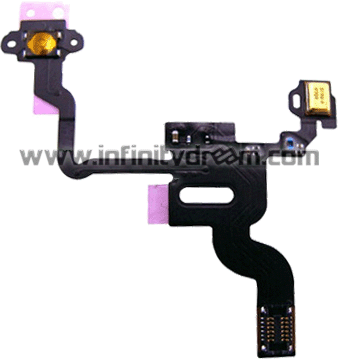 Light + Proximity Sensor + Power Ribbon iPhone 4