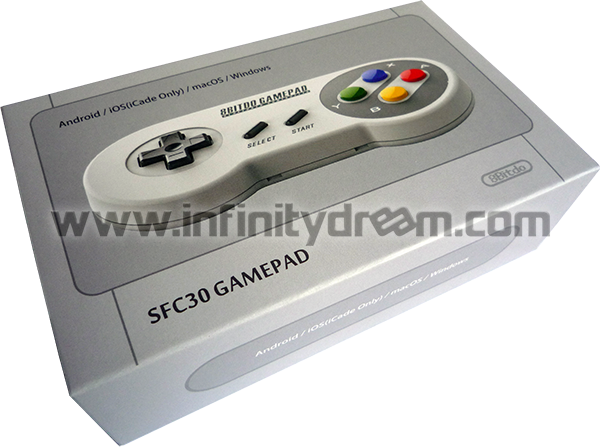 8BitDo SFC30 Gamepad (box)