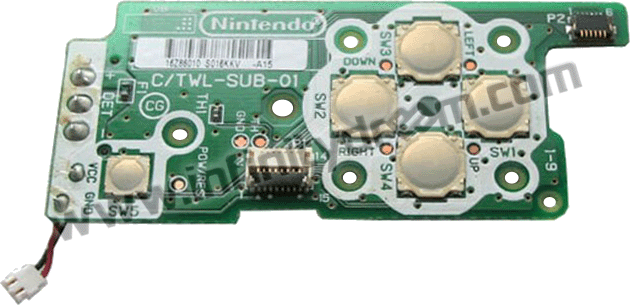 Carte Boutons Directionnels + Power DSi XL (PCB)