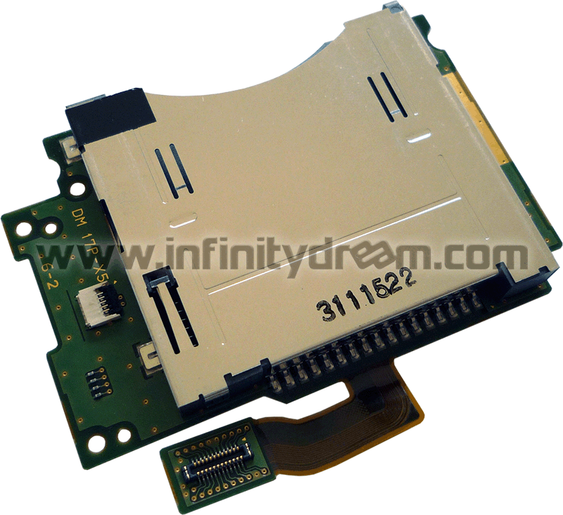 Slot-1 Cartridge Socket PCB Ribbon New 3DS XL