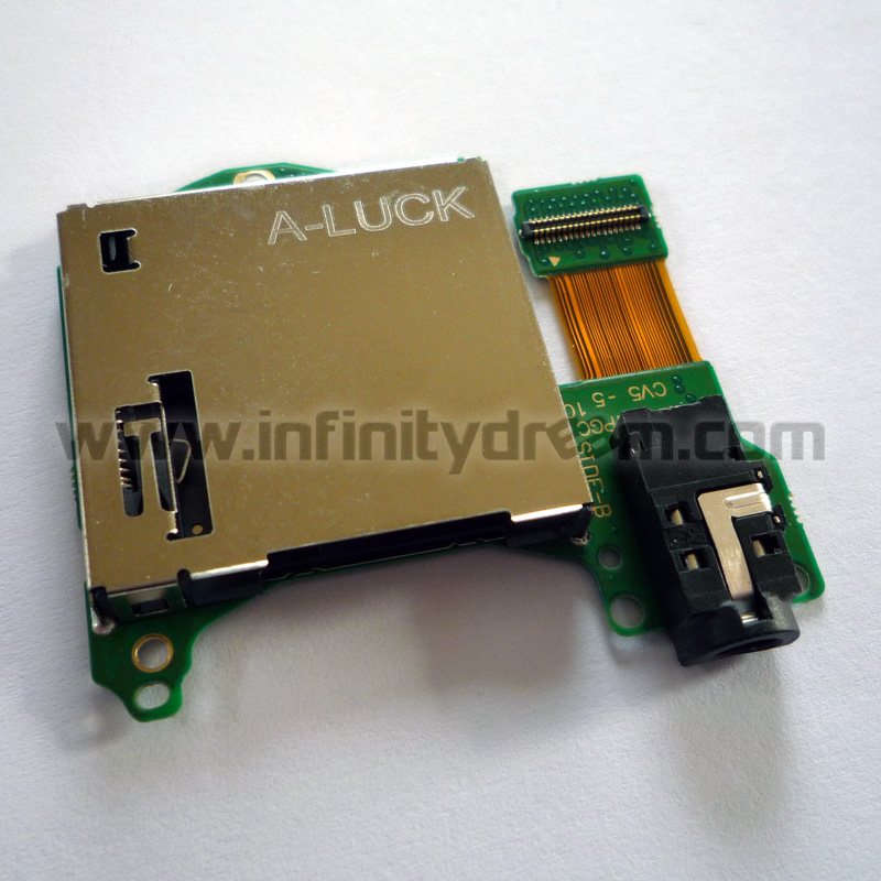 Cartridge Socket + Headphone Jack PCB Ribbon N-Switch