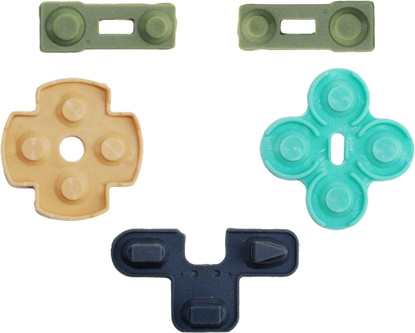 Dualshock 2 Controller Rubber Buttons Set PS2