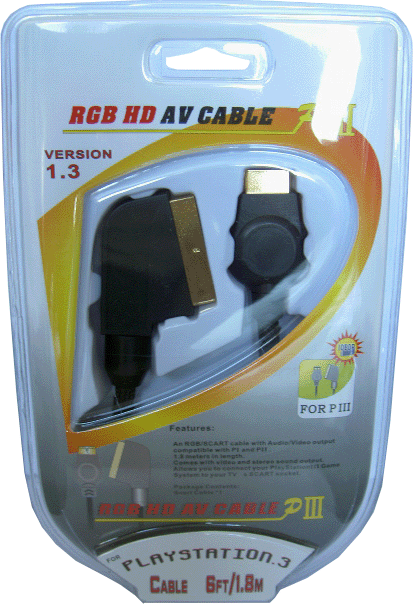RGB Gold Cable PS3