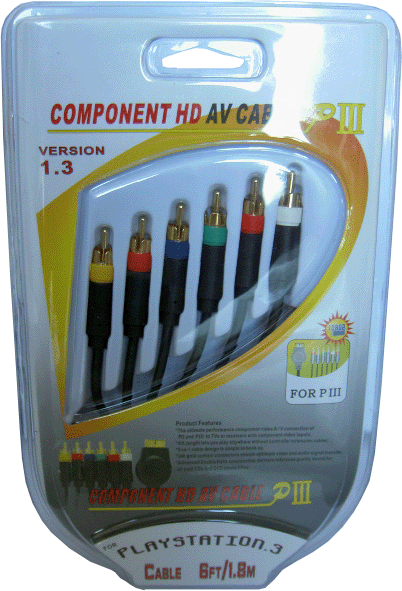 YUV Gold Cable PS3