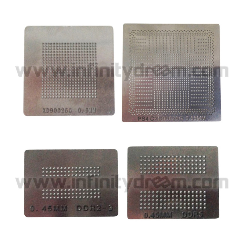 BGA Reballing Stencils (x6 pcs) PS4 FAT/Slim/Pro