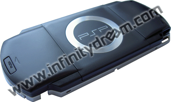 Back Shell Black PSP-1000