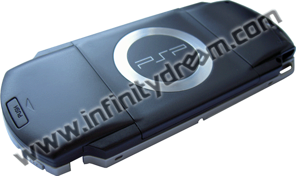 Coque Arrière Noire PSP-1000