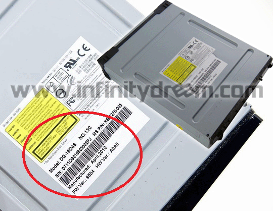 Lite-On Drive DG-16D4S 9504 XBOX 360 Slim