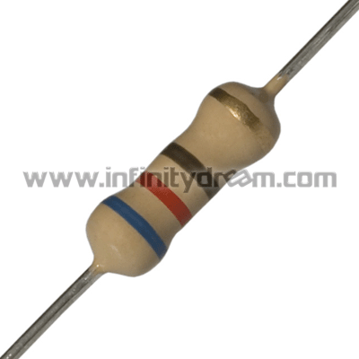 Resistor 62 Ohm 1/4W (5%) - 51 Ohm