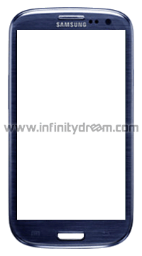 Vitre Ecran Bleu Samsung Galaxy S3 I9300/I9305