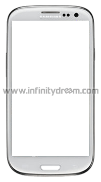 Samsung Galaxy S3 glass white