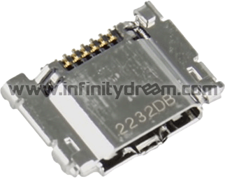 Micro USB Connector Galaxy S3 (I9300/I9305) + Tab 3/4