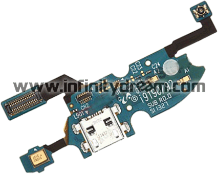 Micro USB Socket + Microphone Ribbon Galaxy S4 Mini I9190/I9195