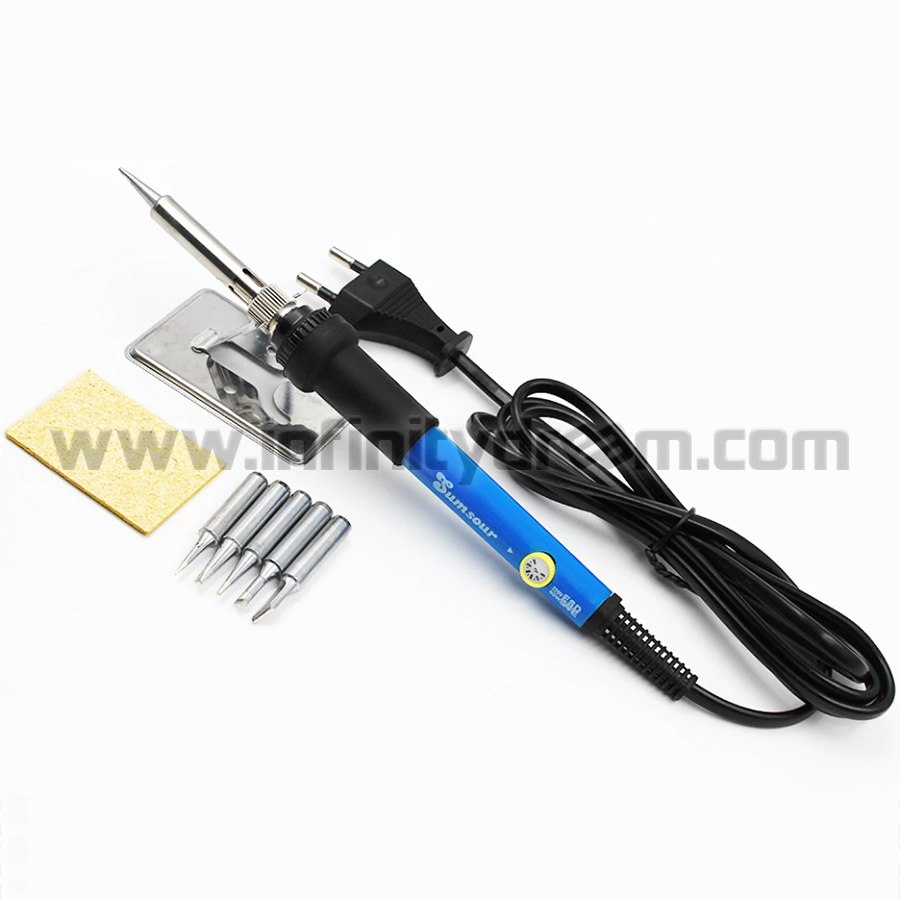 60W Adjustable Soldering Iron (900M) + 6 Heating Tips