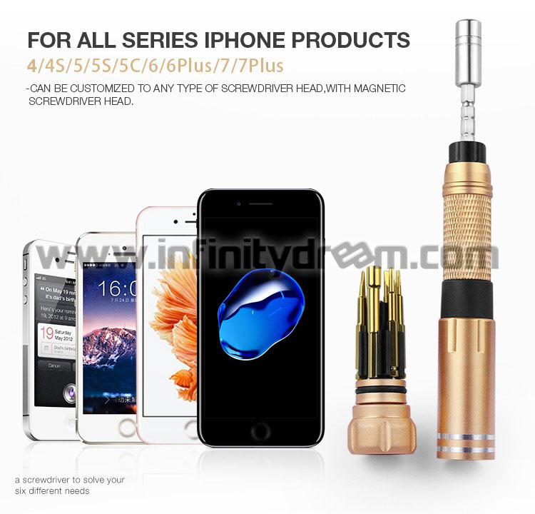 iPhone Screwdriver Set - 6 in 1 - BAKU BK-7276