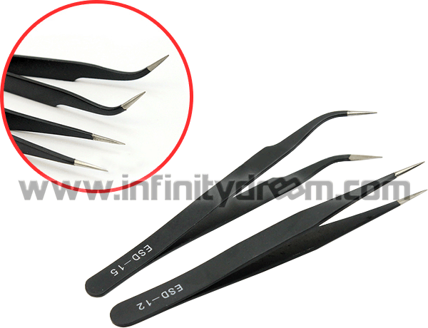 Tweezers Curve ESD-12 / Precision Tweezer