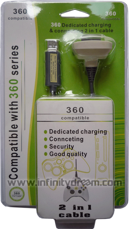 Controller Charging Cable XBOX 360