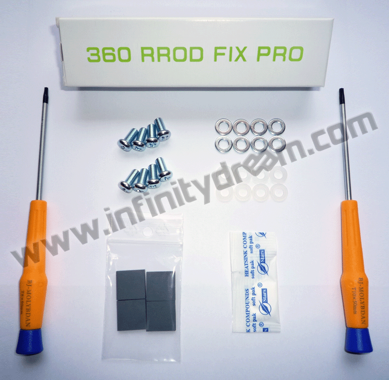 RROD Fix Pro X360 - 3 Red Lights Repair Kit + E73 / E74